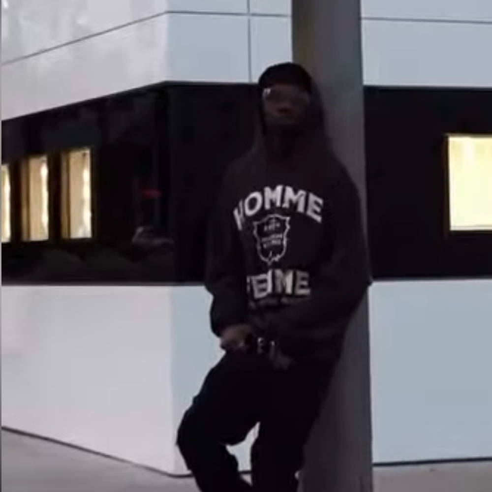 NWT: Homme Femme Distressed Hoodie - Picture 9 of 9